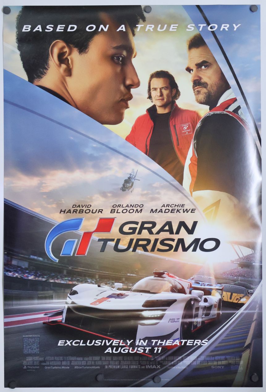 Gran Turismo (2023) original theatrical movie poster - Final