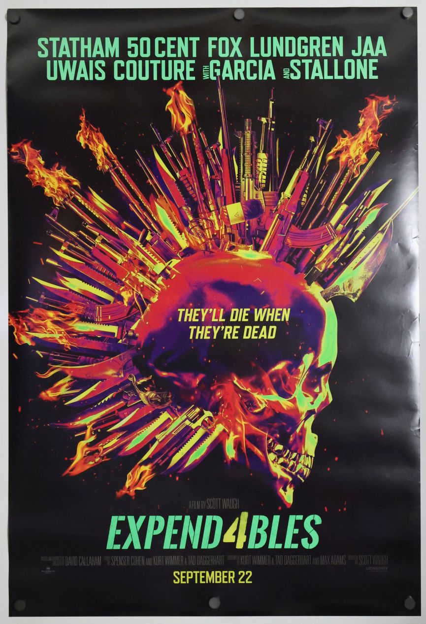 Expend4bles (2023) original theatrical movie poster - Advance