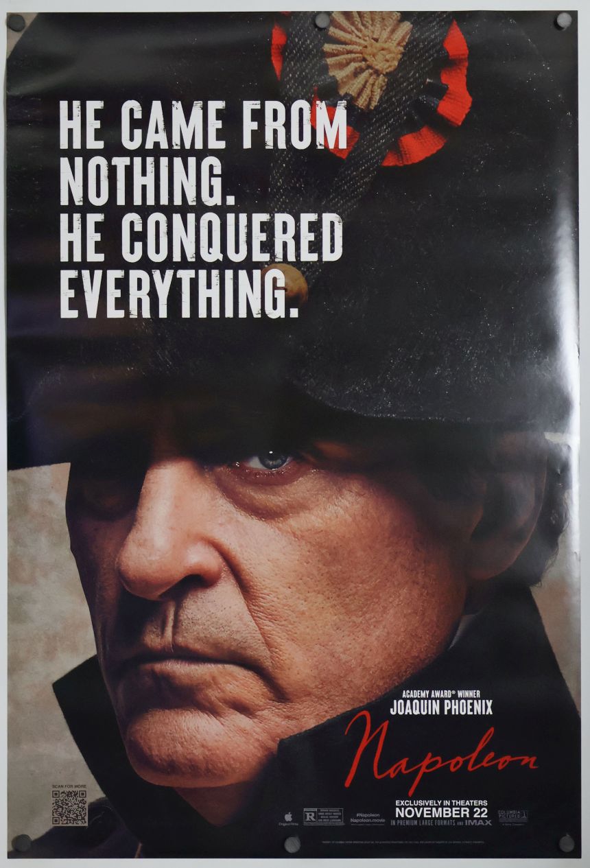 Napoleon (2023) original theatrical movie poster - Advance