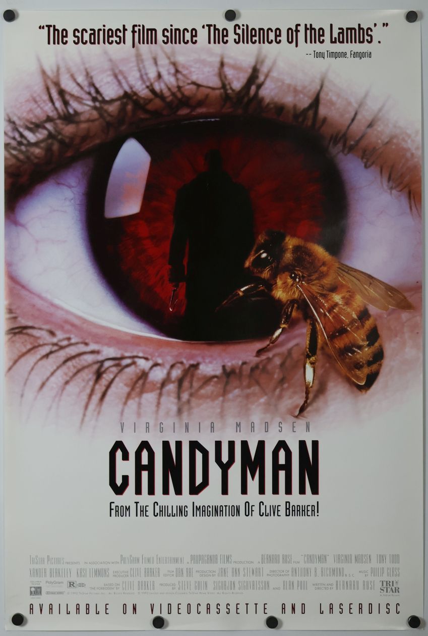 Candyman (1992) original theatrical movie poster - Video