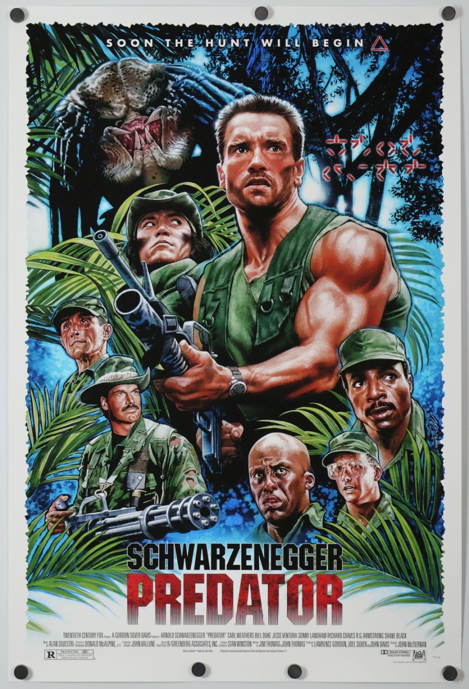 Predator (1987) original theatrical movie poster - Giclee