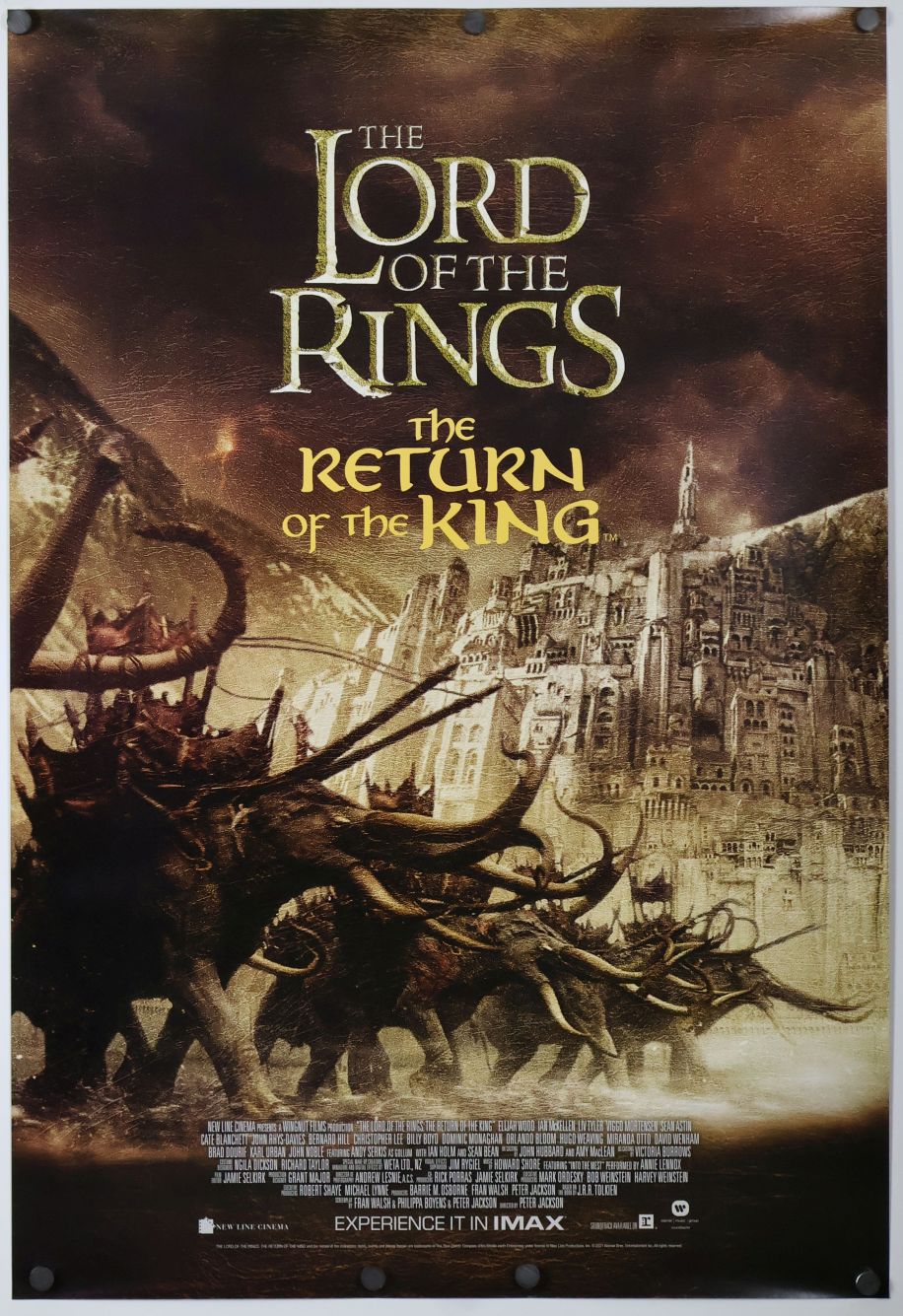 The Lord of the Rings: The Return of the King (2023) original theatrical movie poster - International Re-Release
