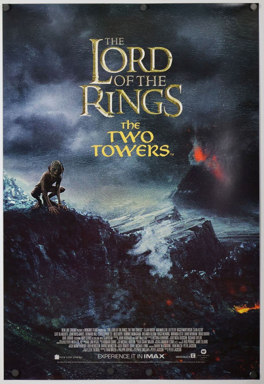 The Lord of the Rings: The Two Towers (2023) original theatrical movie poster - International Re-Release