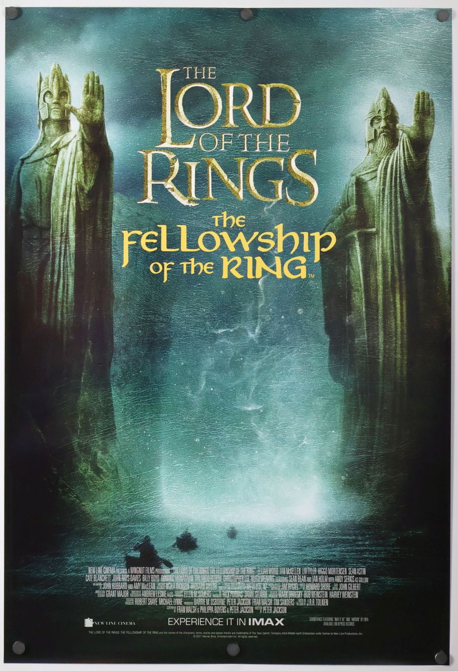 The Lord of the Rings: The Fellowship of the Ring (2023) original theatrical movie poster - International Re-Release