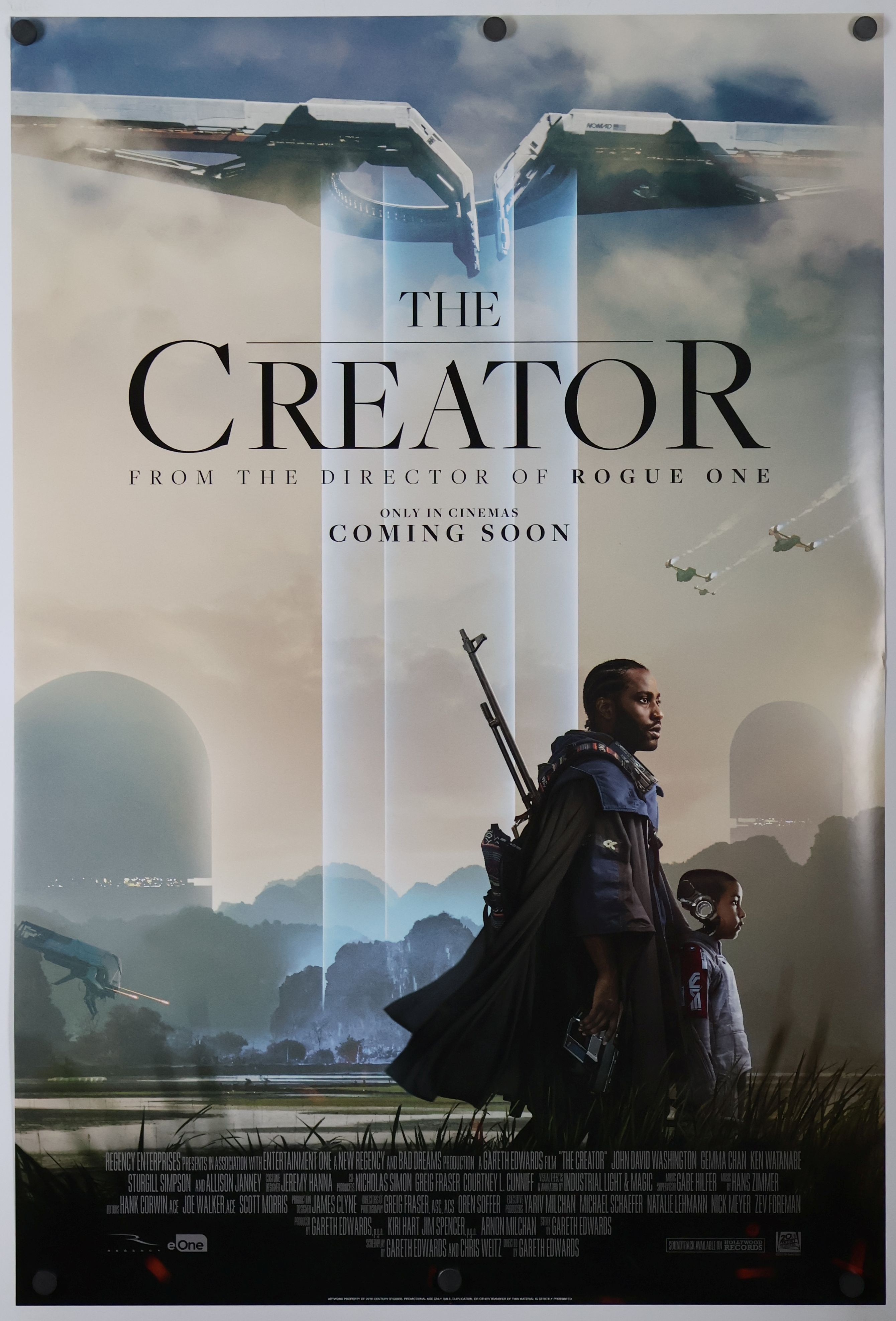 The Creator (2023) original theatrical movie poster - International Final