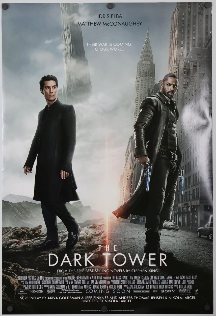 The Dark Tower (2017) original theatrical movie poster - International Final