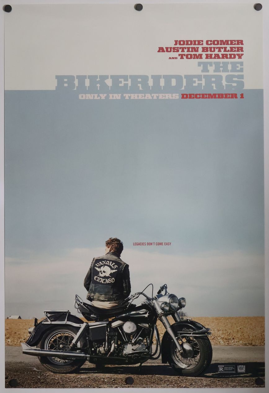 The Bikeriders (2023) original theatrical movie poster - Advance
