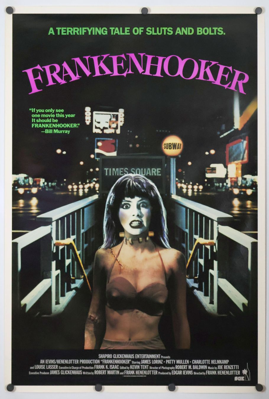 Frankenhooker (1990) original theatrical movie poster - Final