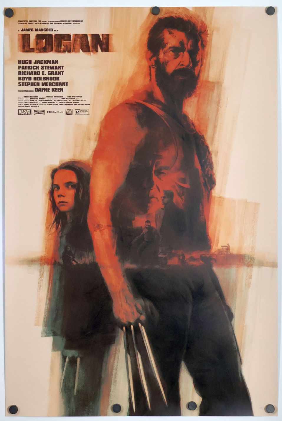 Logan (2017) original theatrical movie poster - Silk Screen