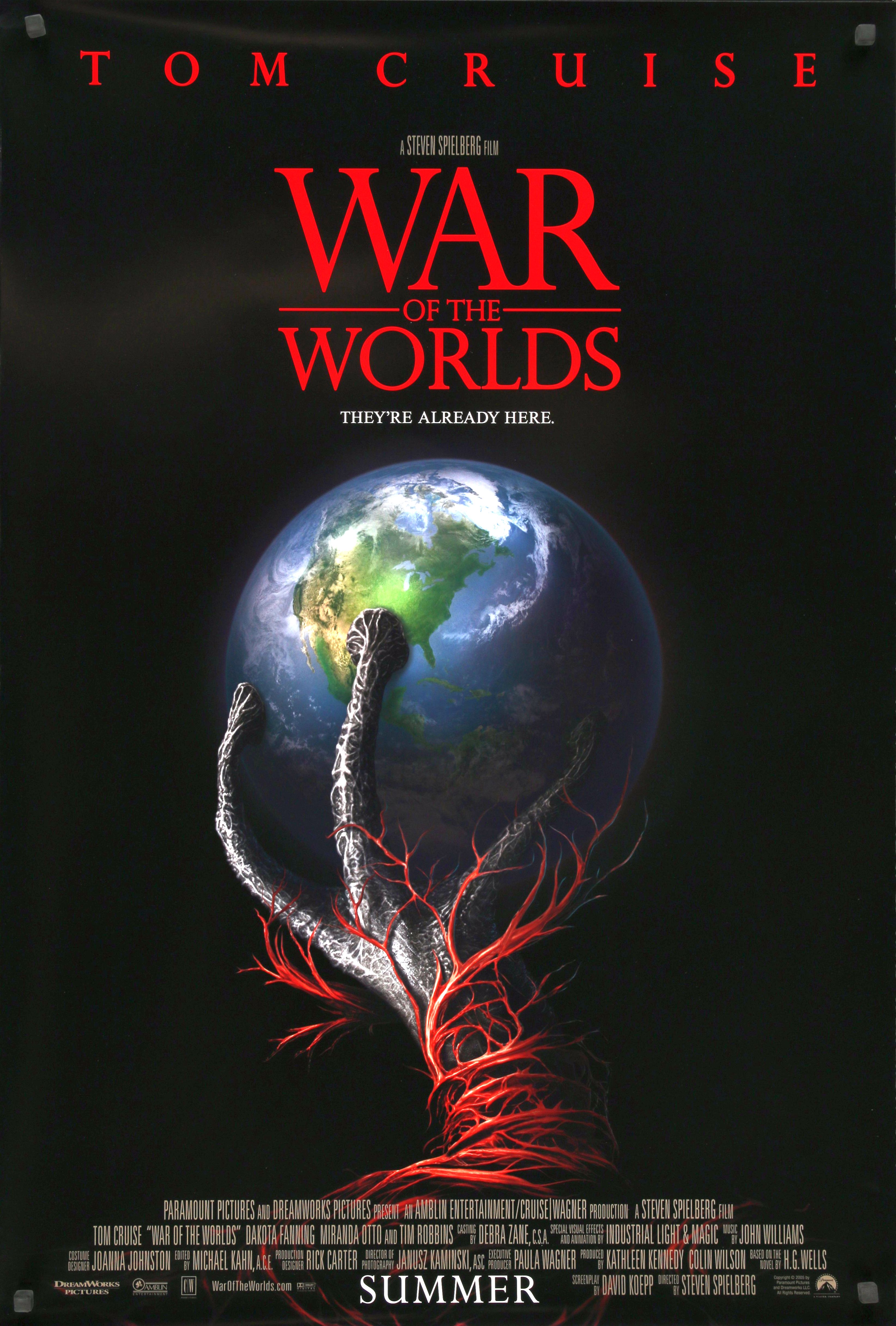 War of the Worlds (2005) original theatrical movie poster - Wilding