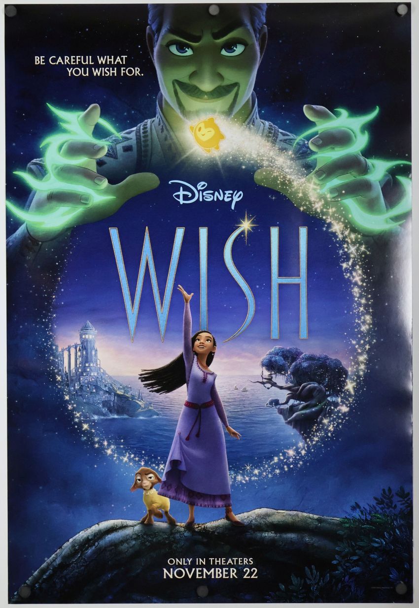 Wish (2023) original theatrical movie poster - Final