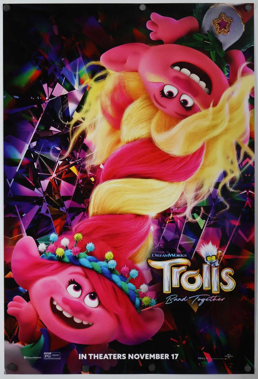 Trolls 3 (2023) original theatrical movie poster - Style C