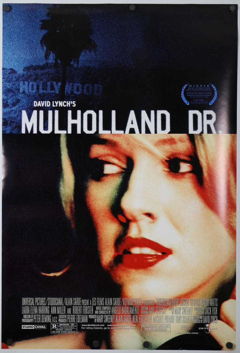 Mulholland Drive (2001) original theatrical movie poster - Style B