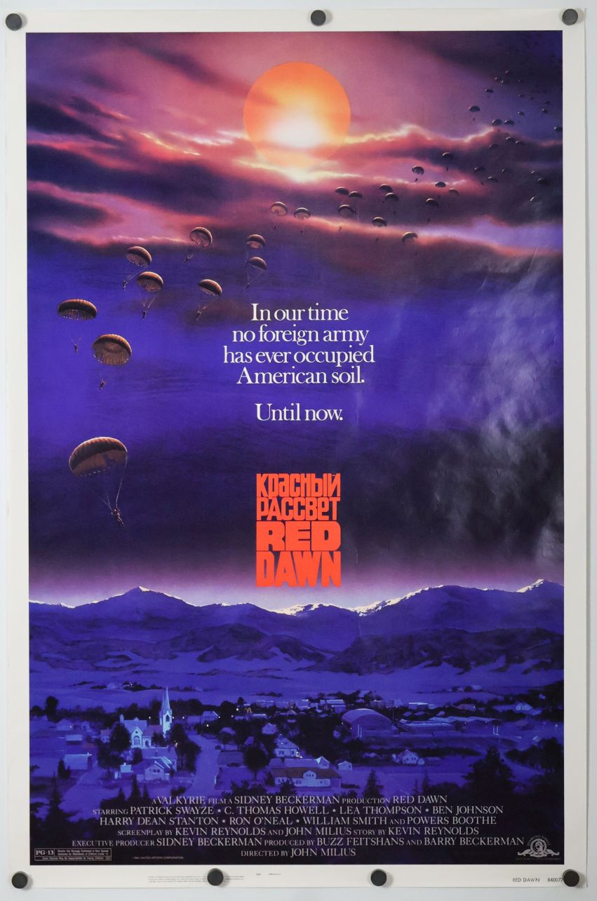 Red Dawn (1984) original theatrical movie poster - Final