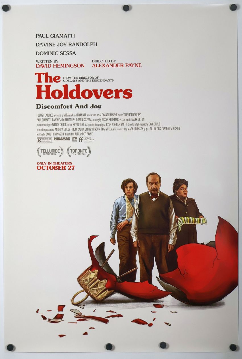 The Holdovers (2023) original theatrical movie poster - Final