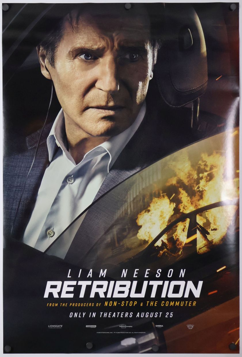 Retribution (2023) original theatrical movie poster - Final