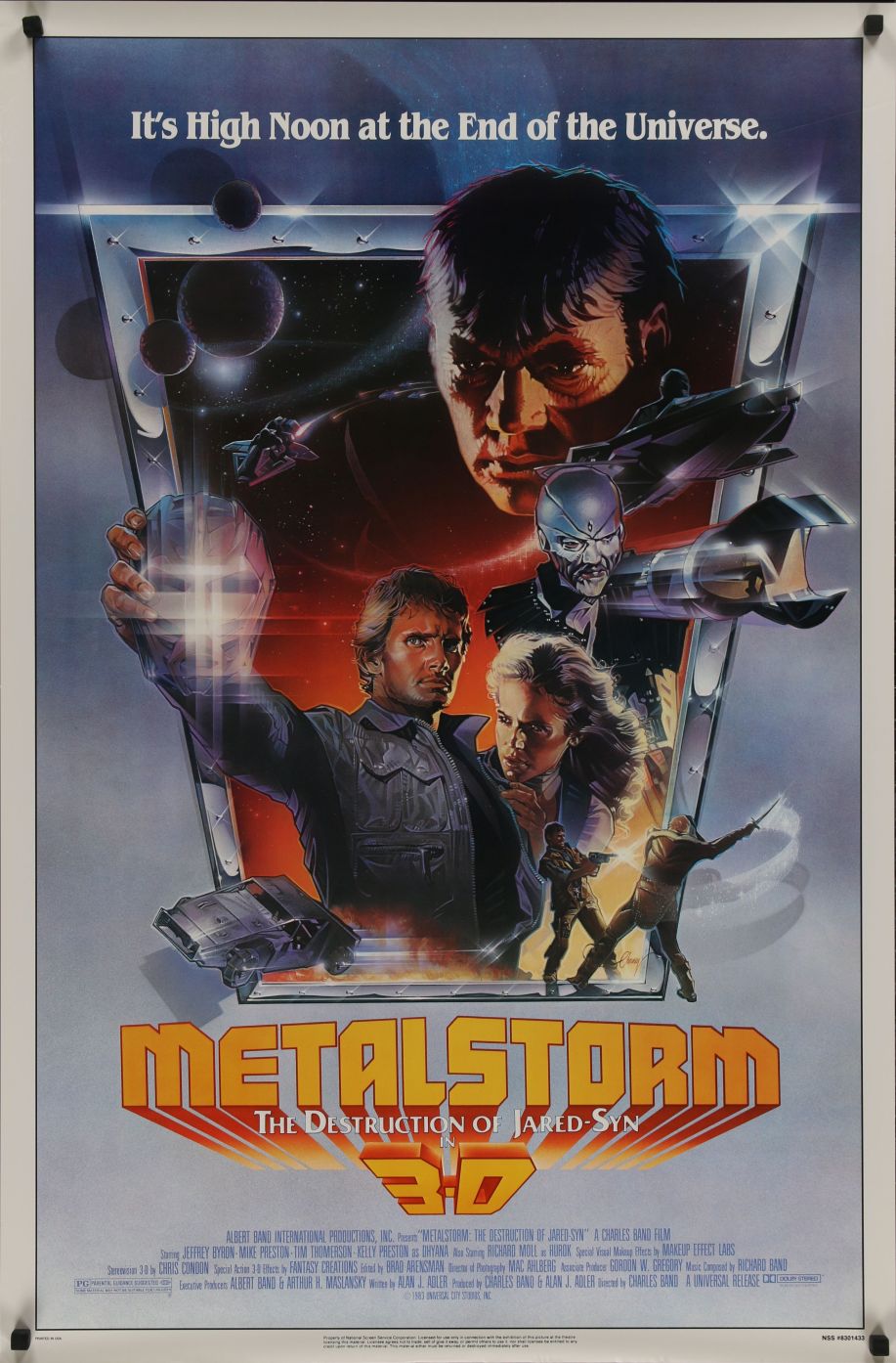 Metalstorm: The Destruction of Jared-Syn (1983) original theatrical movie poster - Final