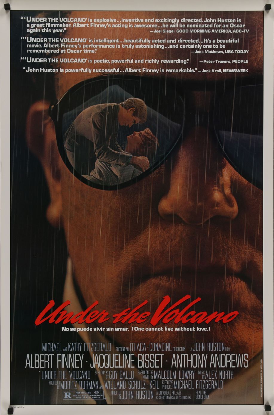 Under the Volcano (1984) original theatrical movie poster - Final