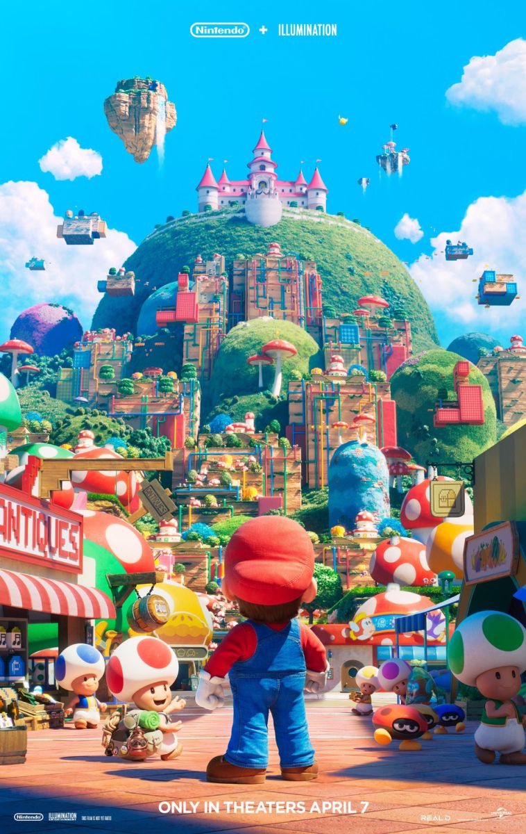 The Super Mario Bros. Movie (2023) original theatrical movie poster - Advance