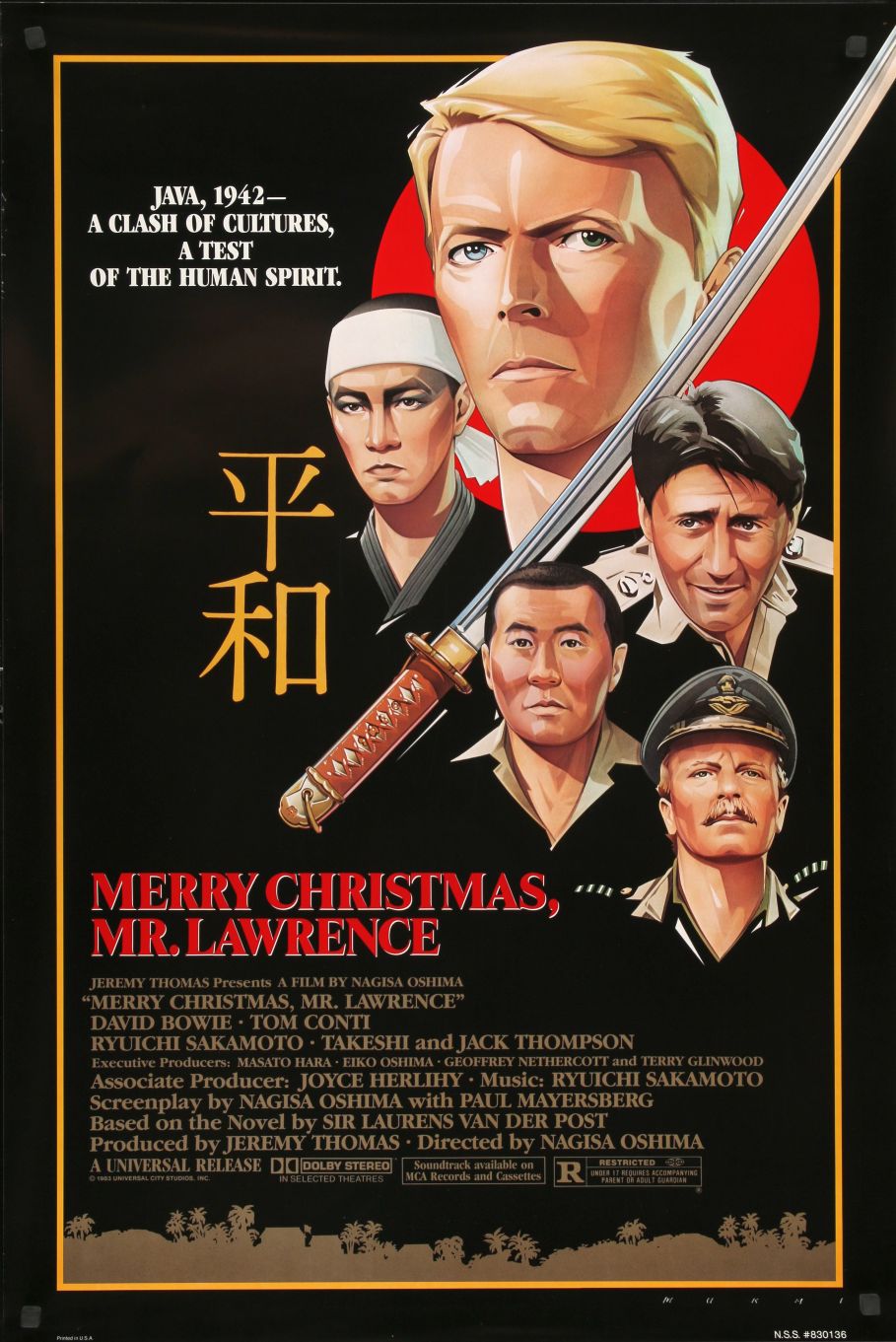 Merry Christmas Mr. Lawrence (1983) original theatrical movie poster - Final