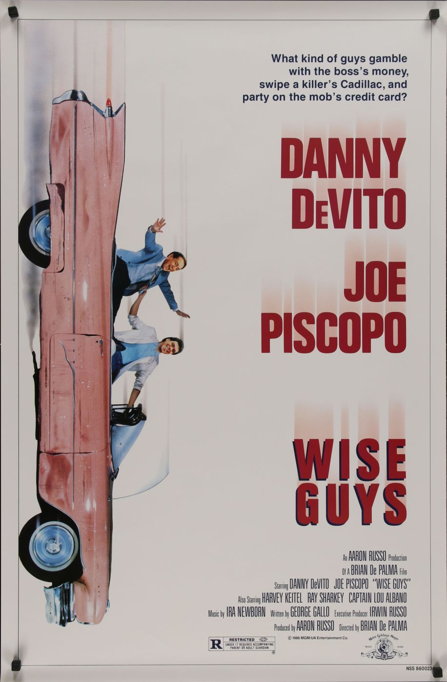 Wise Guys (1986) original theatrical movie poster - Final