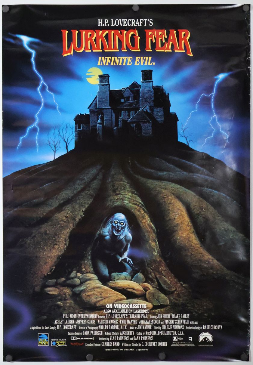Lurking Fear (1994) original theatrical movie poster - Video