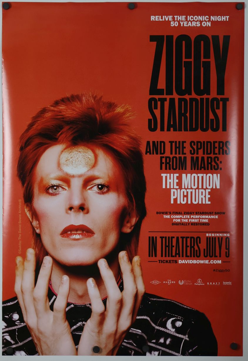 Ziggy Stardust and the Spiders from Mars (2023) original theatrical movie poster - Re-Release