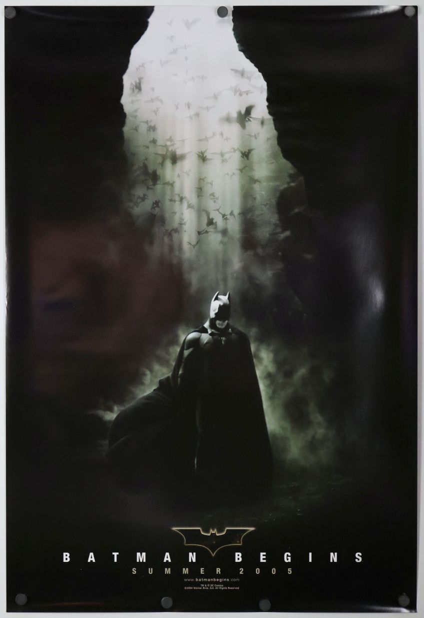 Batman Begins (2005) original theatrical movie poster - International Advance