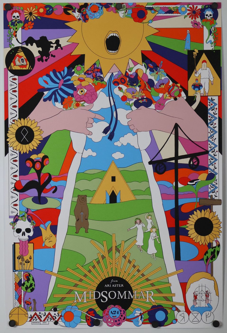 Midsommar (2019) original theatrical movie poster - Silk Screen