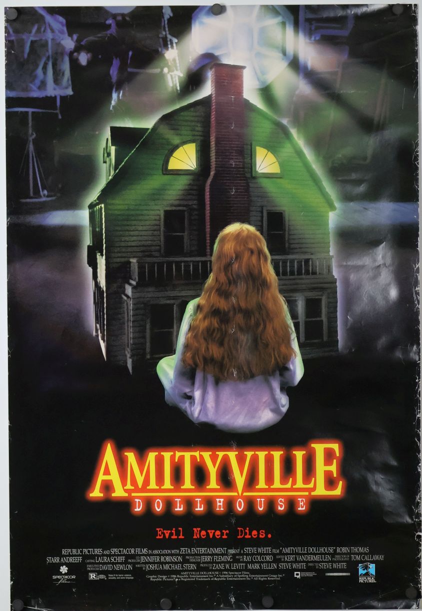 Amityville Dollhouse (1997) original theatrical movie poster - Video