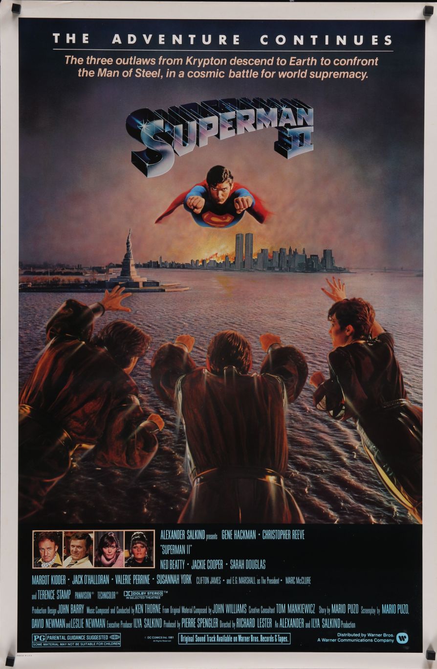 Superman II (1981) original theatrical movie poster - Final