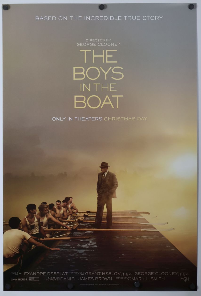 The Boys in the Boat (2023) original theatrical movie poster - Advance