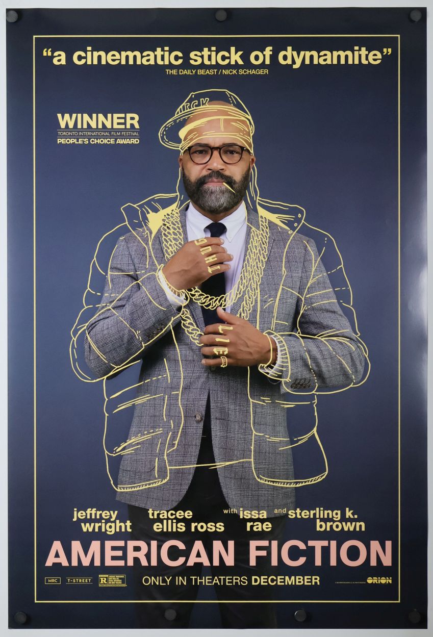 American Fiction (2023) original theatrical movie poster - Final