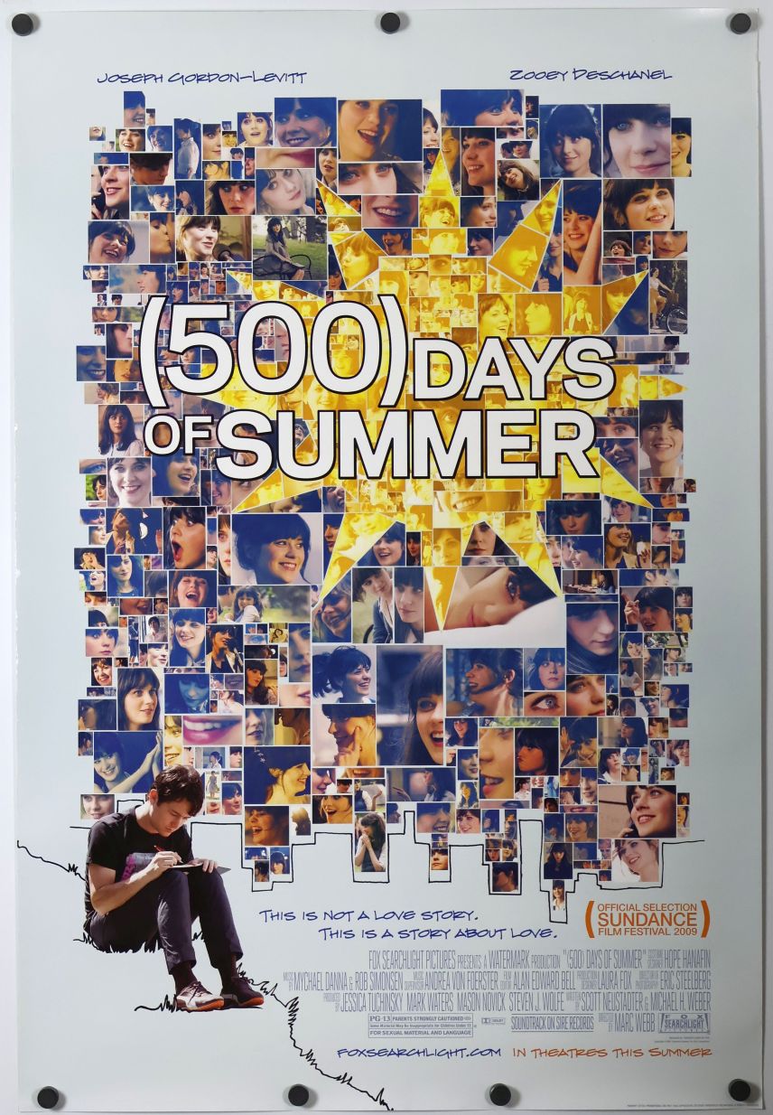 500 Days of Summer (2009) original theatrical movie poster - Final