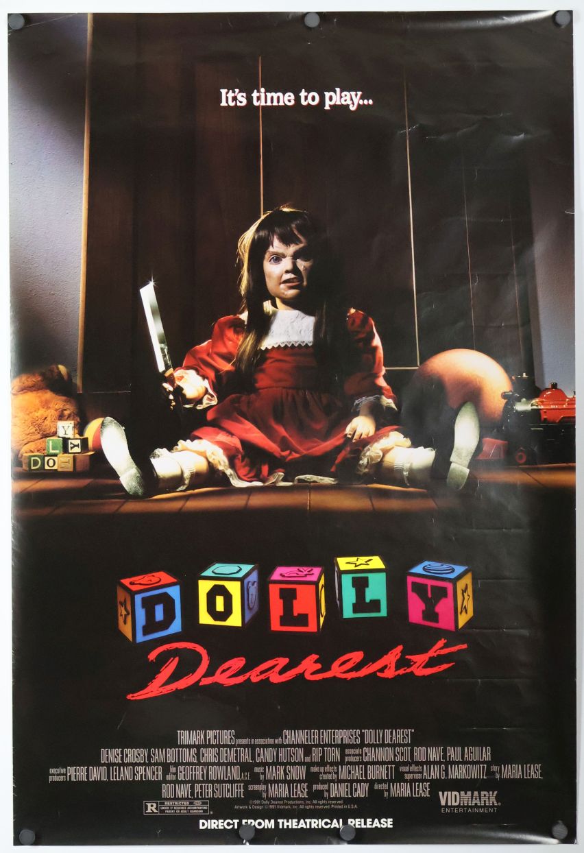Dolly Dearest (1991) original theatrical movie poster - Video