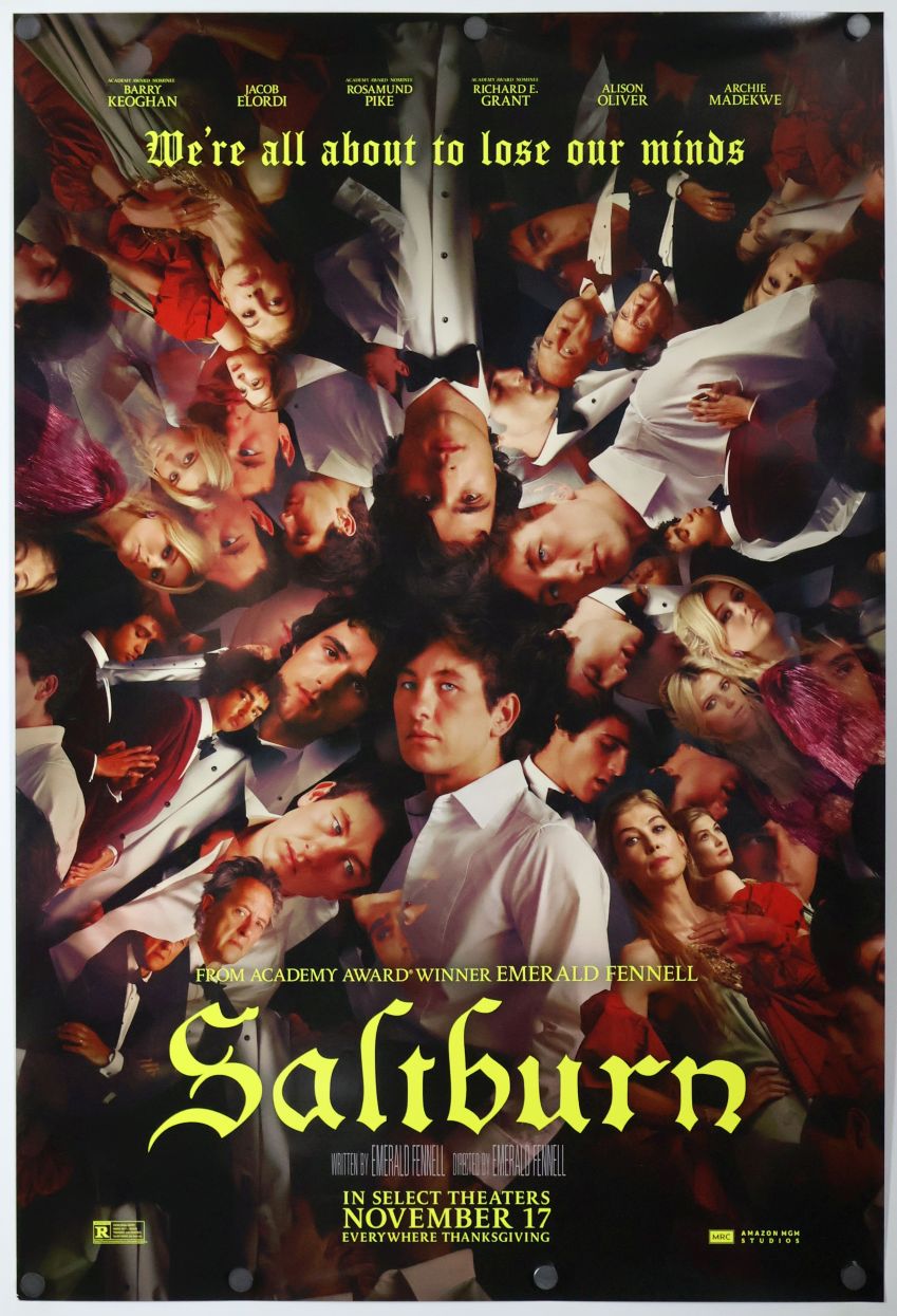 Saltburn (2023) original theatrical movie poster - Style C