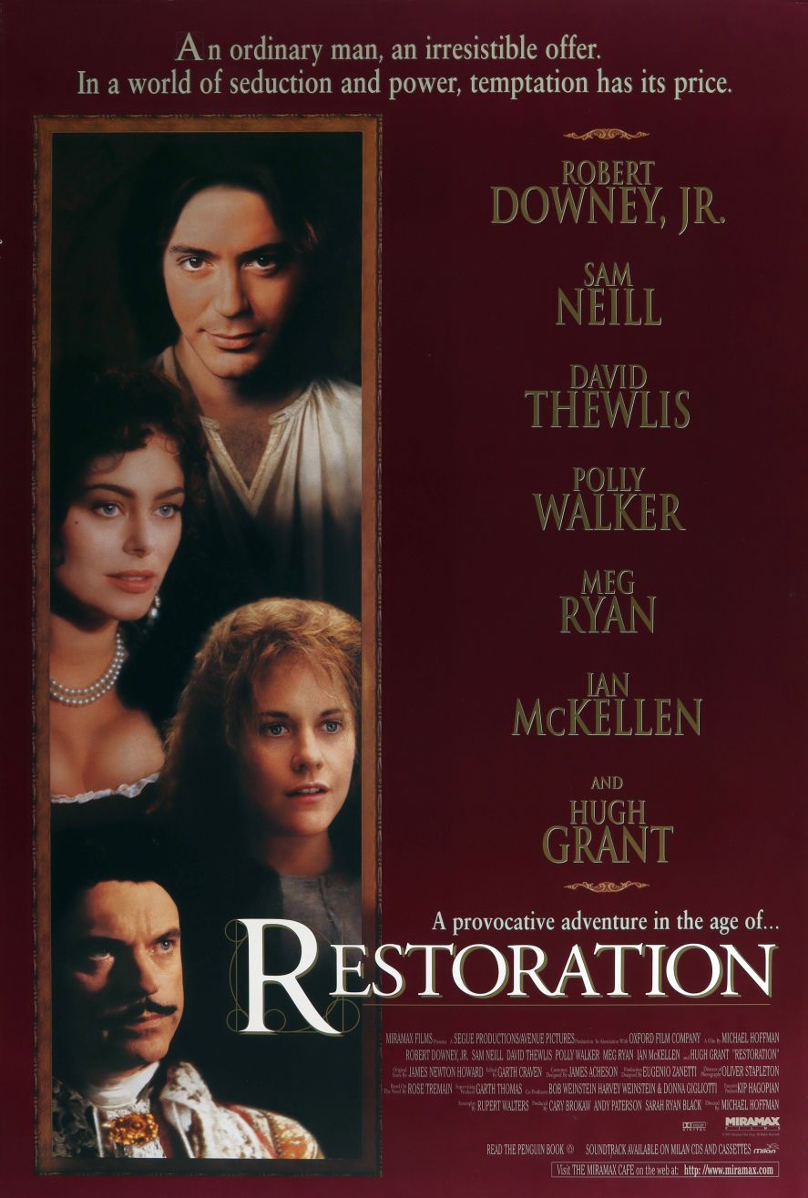Restoration (1995) original theatrical movie poster - Final