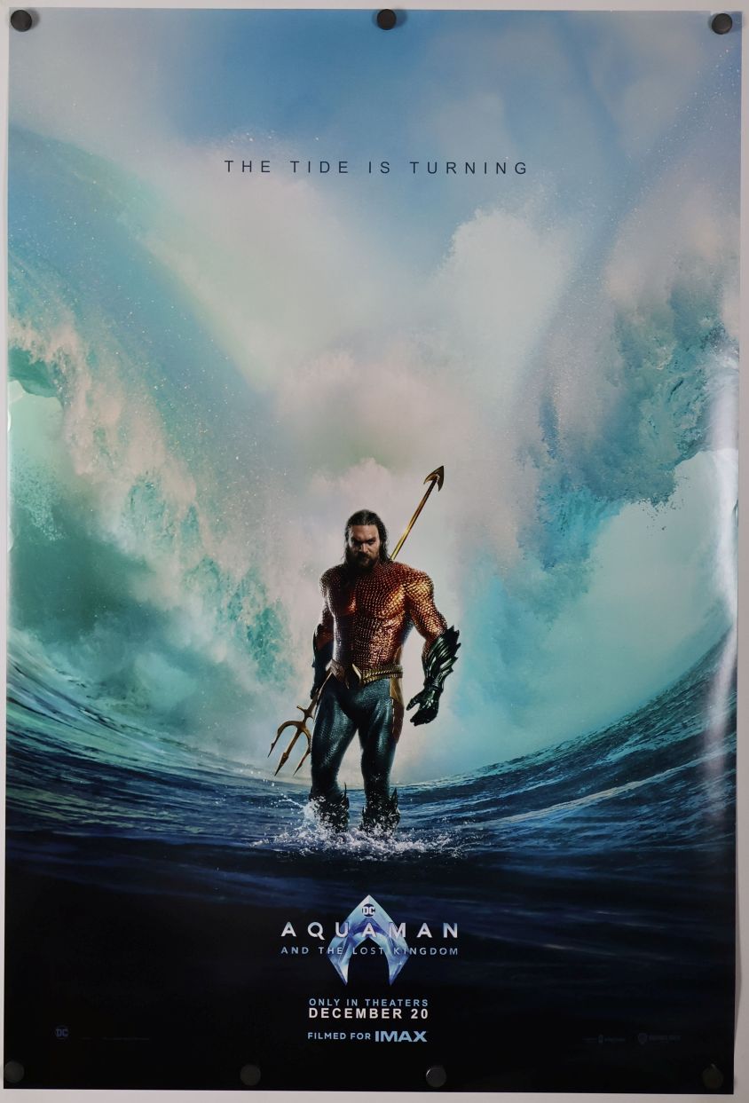 Aquaman and the Lost Kingdom (2023) original theatrical movie poster - Advance