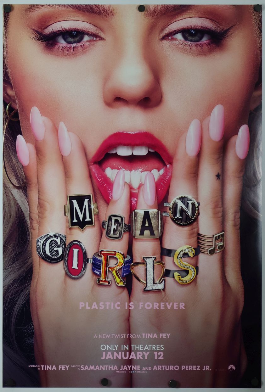 Mean Girls (2024) original theatrical movie poster - Advance