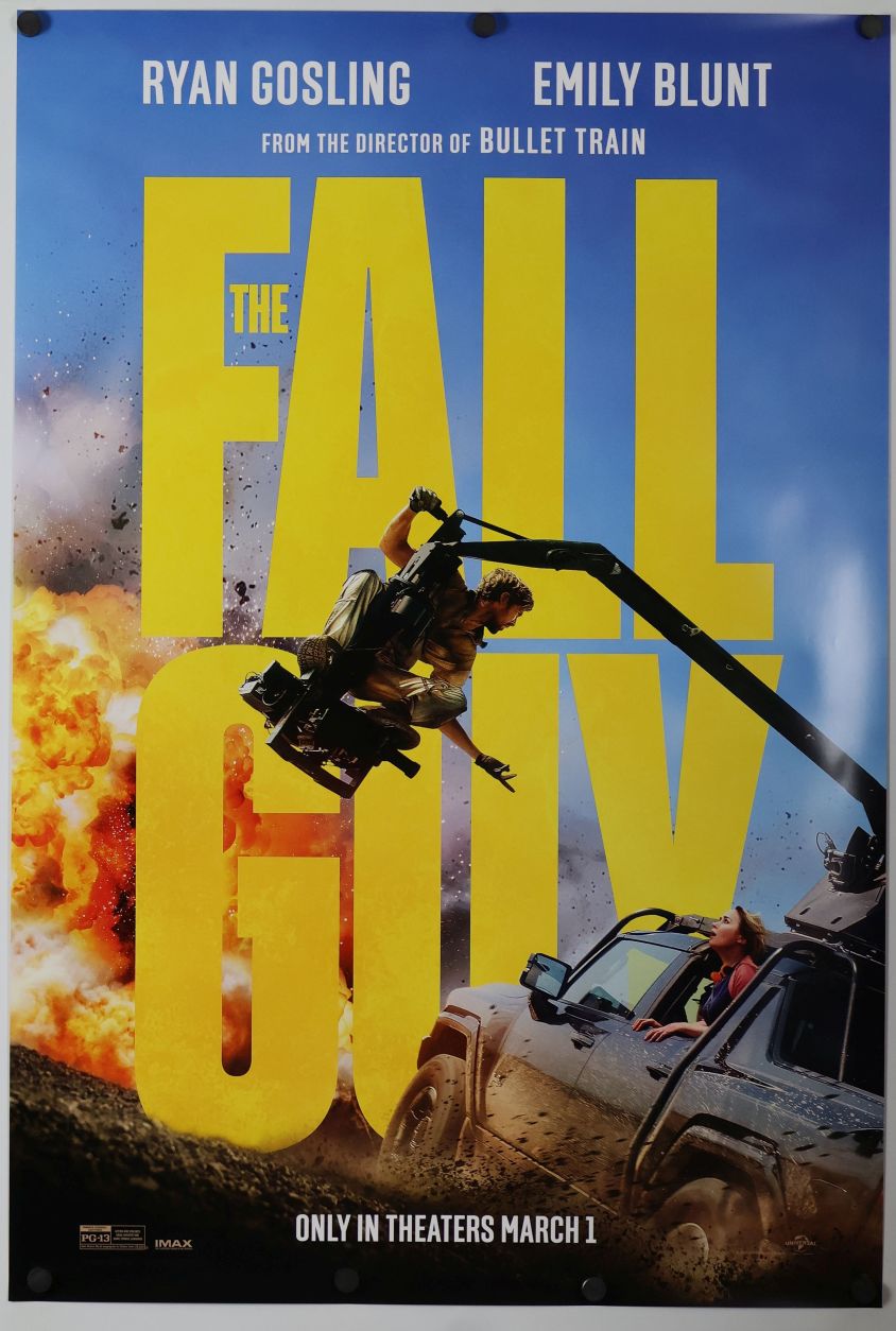The Fall Guy (2024) original theatrical movie poster - Advance