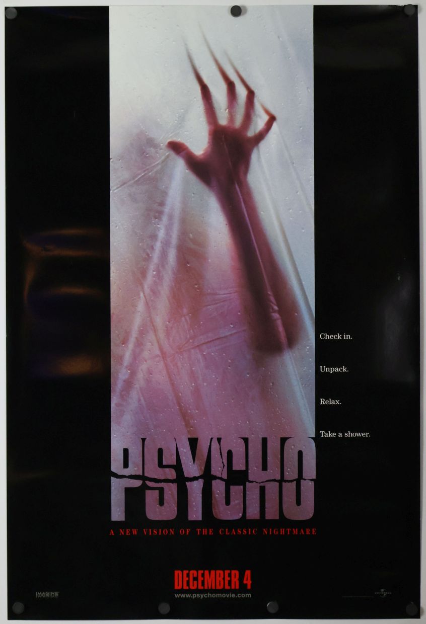 Psycho (1998) original theatrical movie poster - Advance