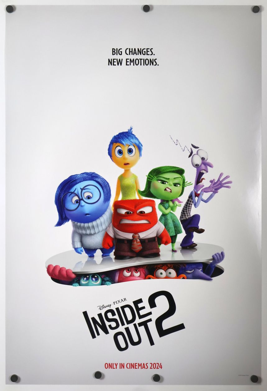 Inside Out 2 (2024) original theatrical movie poster - International Advance