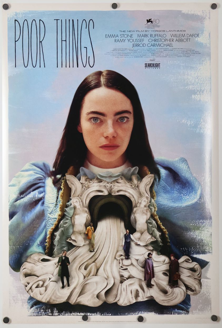 Poor Things (2023) original theatrical movie poster - International