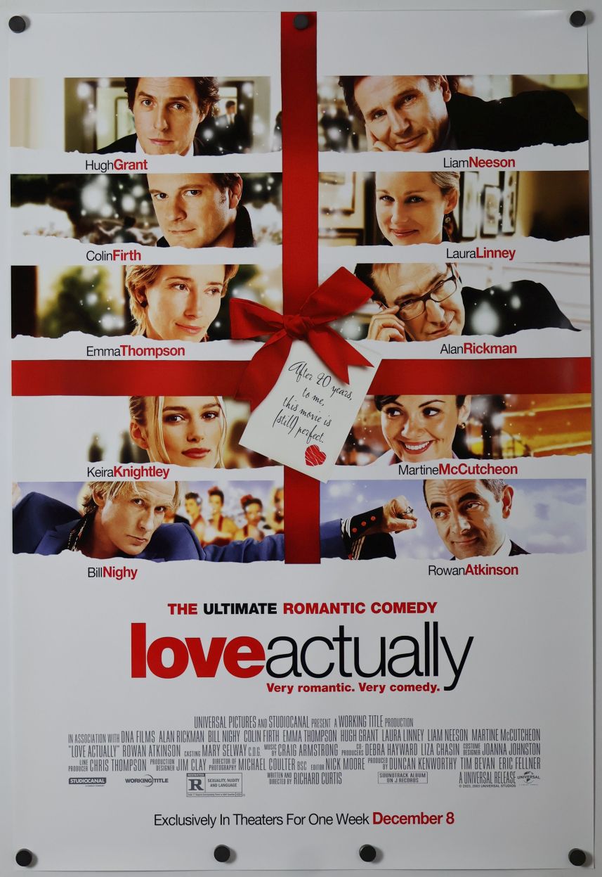 Love Actually (2023) original theatrical movie poster - Re-Release