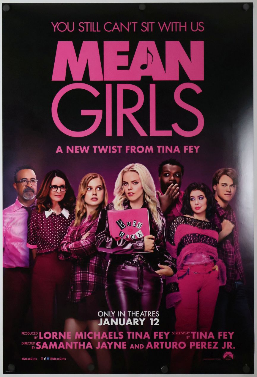 Mean Girls (2024) original theatrical movie poster - Style B