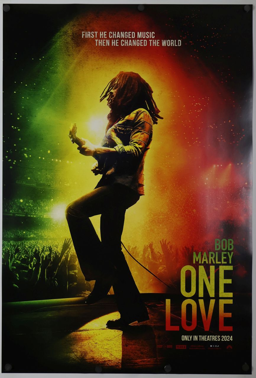 Bob Marley: One Love (2024) original theatrical movie poster - Style B