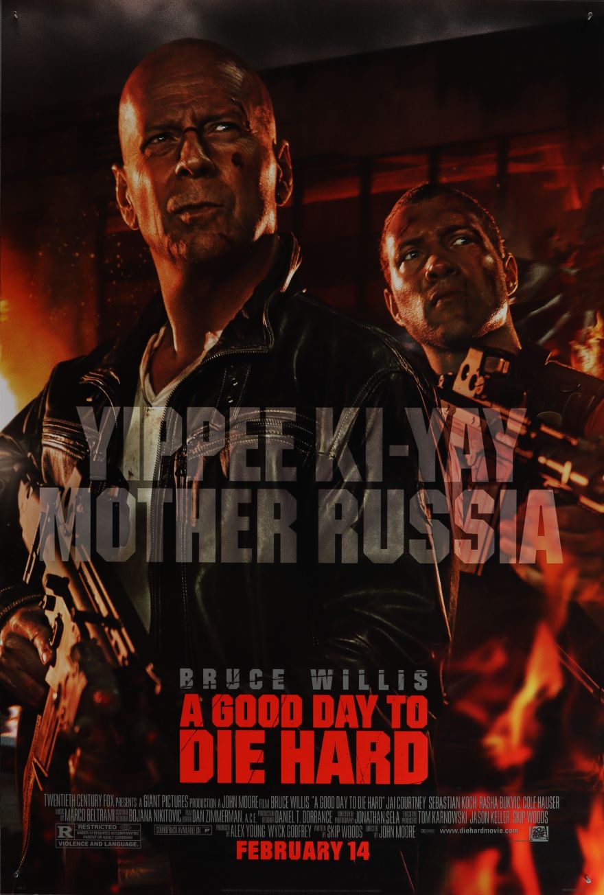 A Good Day to Die Hard (2013) original theatrical movie poster - Final