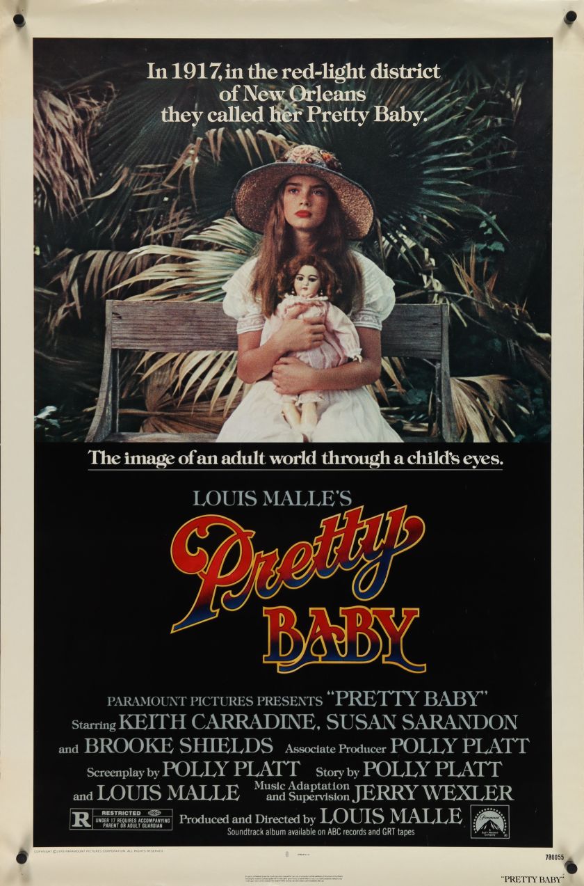 Pretty Baby (1978) original theatrical movie poster - Final