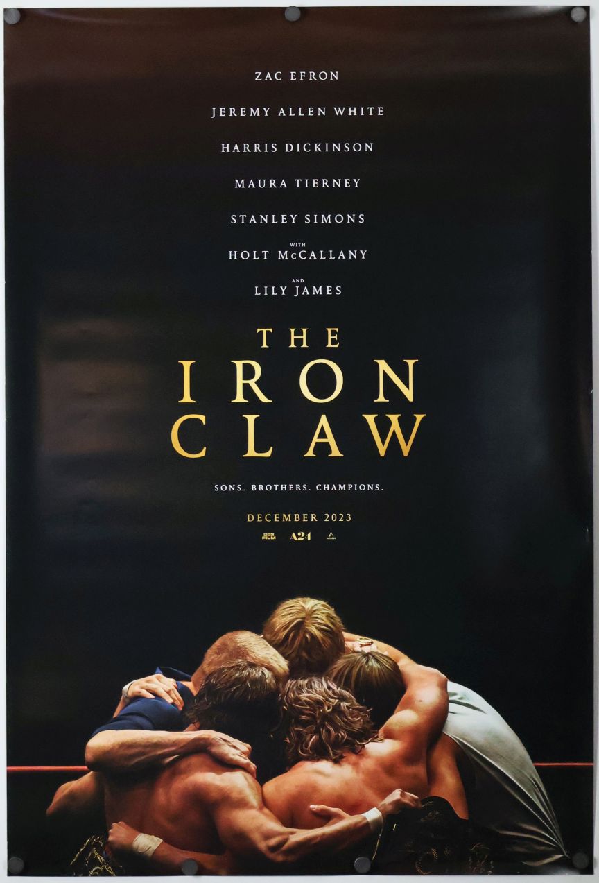 The Iron Claw (2023) original theatrical movie poster - Advance