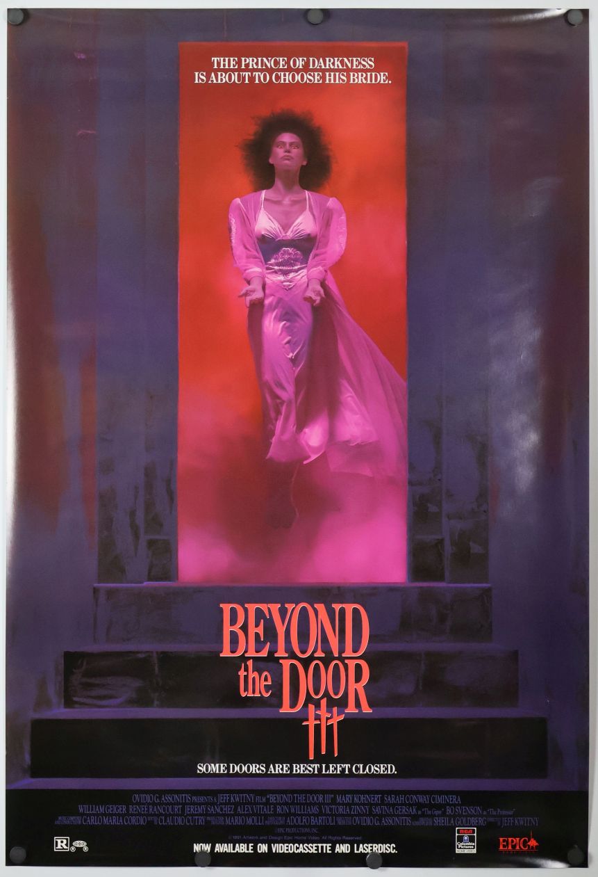Beyond the Door III (1990) original theatrical movie poster - Video
